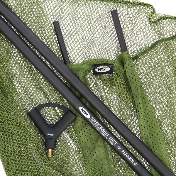 epuisette NGT Carbon 42" Net and Handle Combo - 42" Net with 1.8m, 2pc Handle