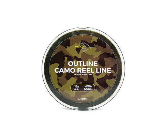 Outline Camo Reel Line 15 lb 1000m